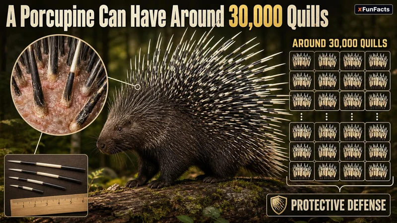 Porcupine with raised quills